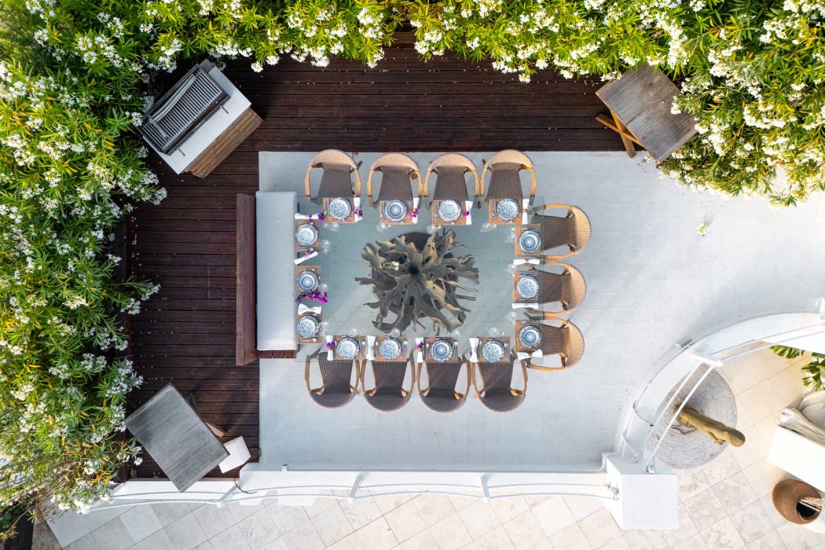 Luxury Table Drone Picture